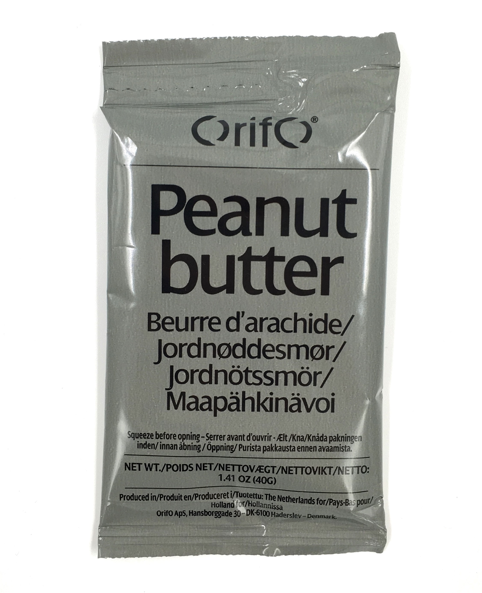 Jordnötssmör, Orifo